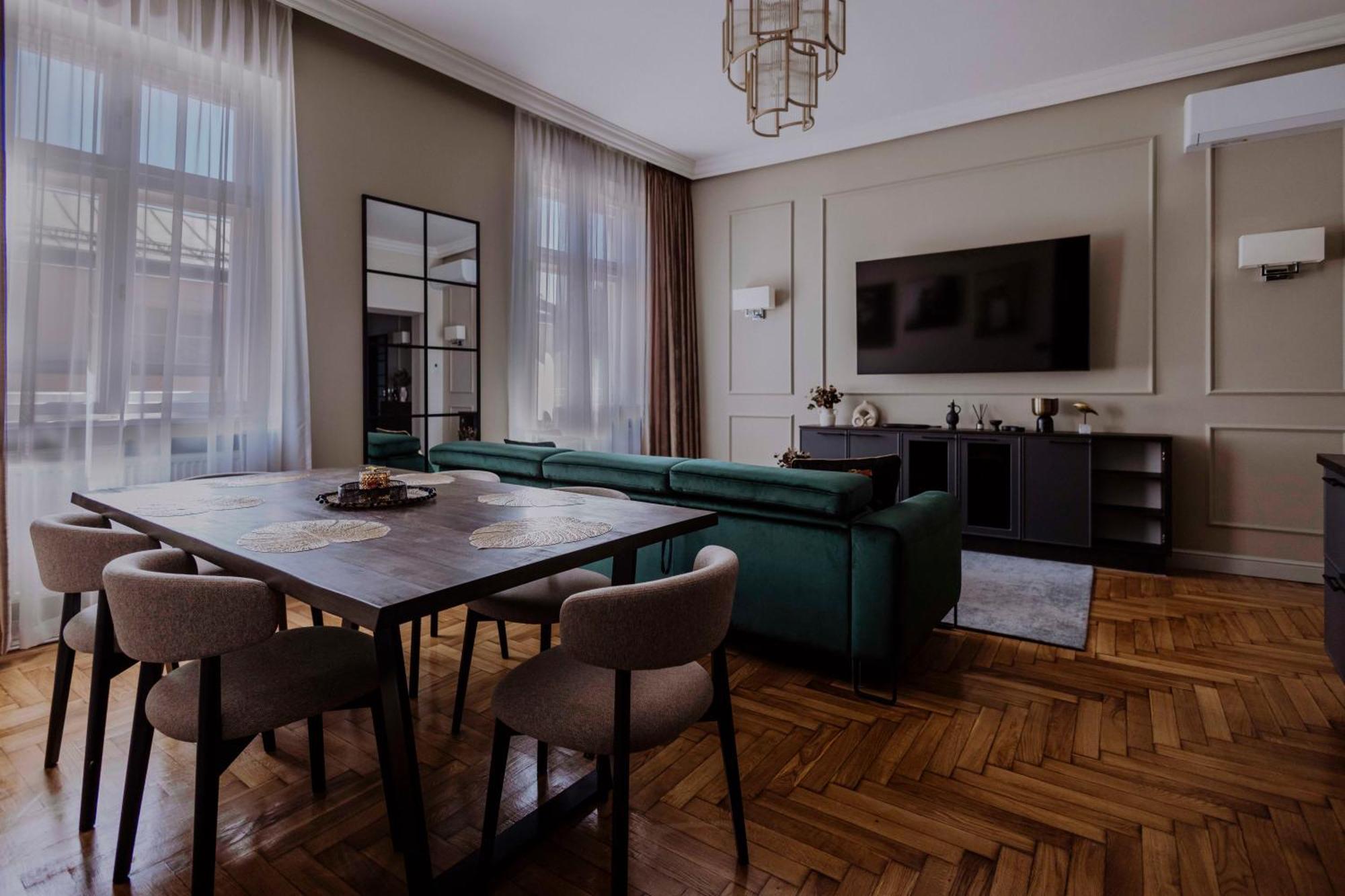Crown Pearl - Wonderful Apartment, 110Scm, 4 Rooms คราคูฟ ภายนอก รูปภาพ